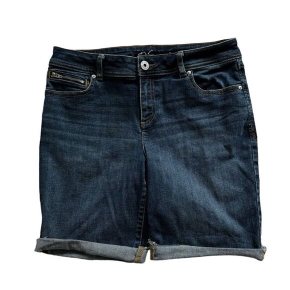 Inc Women’s Denim Shorts Cuff Boho Jorts  SZ 10 - Picture 14 of 14